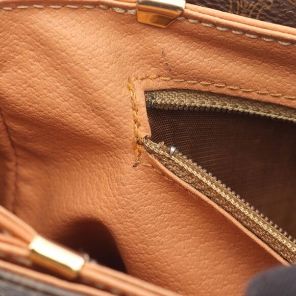 Celine Macadam PVC Coated Canvas Leather Shoulder Bag - Picture 4 of 6